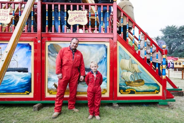 Father and son visit the fair © Zoe Norfolk