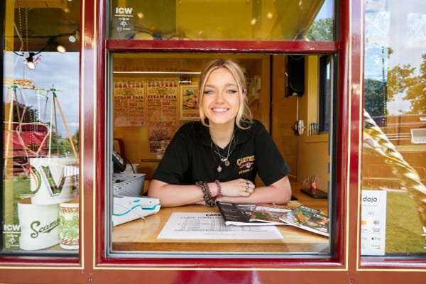 Lana in the Ticket Booth © Zoe Norfolk