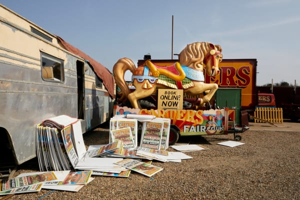 Posters at the Yard © Zoe Norfolk